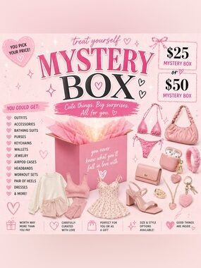 Mystery Box Bundle (Outfits + Accessories!) $25 / $50